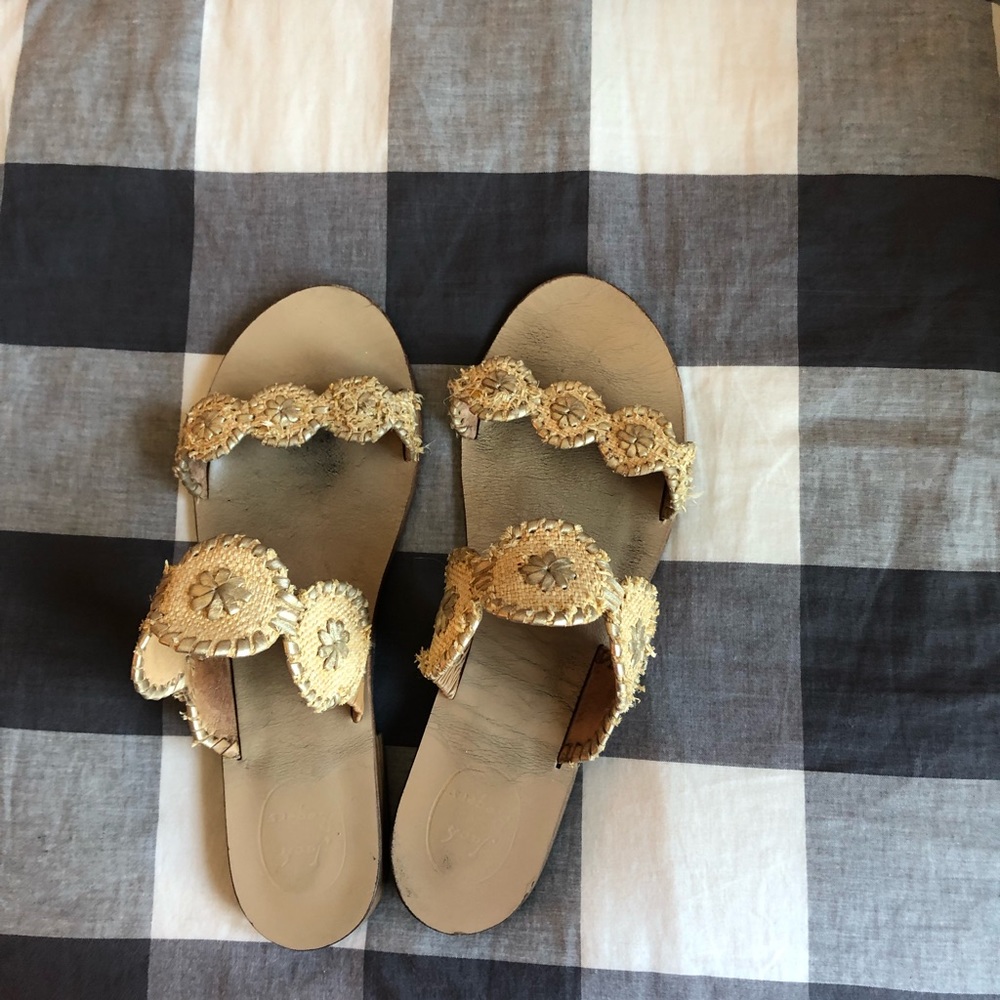 Jack Rodgers Lauren Sandal Burlap